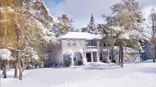 4K🇨🇦 Discover CANADA - Toronto GTA area Countryside Homes in Snow