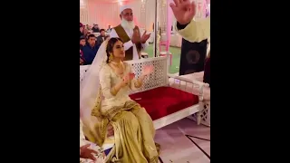 Hiba Bukhari and Arez nikah moment | #hibabukhari