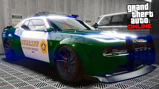 Police Gauntlet Interceptor (Dodge Challenger SRT Police) | GTA 5 DLC Vehicle Customization