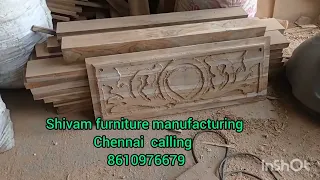 full teak wood second quality carving cot model Shivam furniture manufacturing calling 8610976679