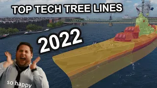 Top 10 WoWs Tech tree lines to grind in 2022