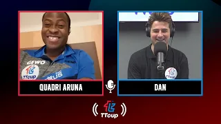 TT Cup Podcast | Quadri Aruna | Table Tennis, Life, Goals & More!