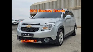 2012 Chevrolet Olrando used car export (CK589016) carwara, 카와라 올란도 수출