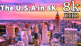 The United States in 8K Drone | Top best places of the United States