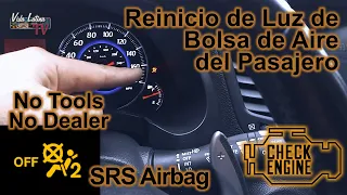 Reinicio de luz de Bolsa de Aire - Infiniti y Nissan - CHECK ENGINE |  S02 E17 | #airbag #reset