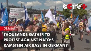 Thousands Gather to Protest Against NATO’s Ramstein Air Base in Germany