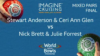 World Indoor Bowls Championship 2024 - MIXED PAIRS FINAL - S. Anderson & C. Glen vs N. Brett & J.…