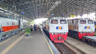 KESERUAN NAIK KERETA API PASUNDAN YANG SELALU KENA SUSUL DAN SILANG !