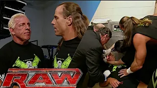 Shawn Michaels & Ric Flair Backstage Segments RAW Jan 15,2007