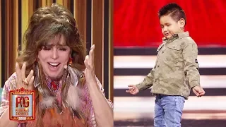 Giovanni se entrega al sentimiento y encanta a Verónica Castro al bailar | Pequeños Gigantes