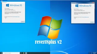 Turn your Windows 8, 10, And 11 PC into looking like Windows 7 | revert8plus v2