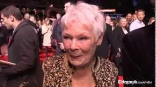 Judi Dench serenaded by firefighters