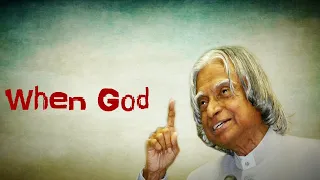 When God || New APJ Abdul Kalam Sir Motivational Whatsapp Status & Quotes ||