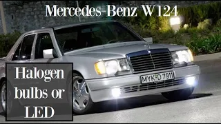 Mercedes Benz w124 - Upgrade from Halogen to LED is it better? tutorial