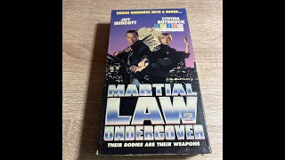 Opening to Martial Law II: Undercover (1991) 1992 Canadian VHS