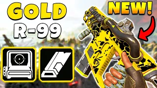 *NEW* GOLD ATTACHMENTS ON THE R99 IS BROKEN! - Top Apex Plays, Funny & Epic Moments #1092