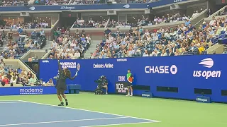 Serena Williams vs Anett Kontaveit Highlights serve game | 2022 Us Open Arthur Ashe Staduim round 2