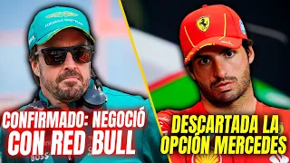 CONFIRMED: ALONSO NEGOTIATED WITH RED BULL F1 FOR 2025 | SAINZ'S FUTURE COMPLICATED #f1