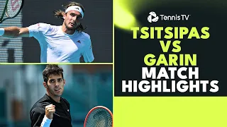 Stefanos Tsitsipas Begins Miami Campaign vs Cristian Garin | Miami 2023 Highlights