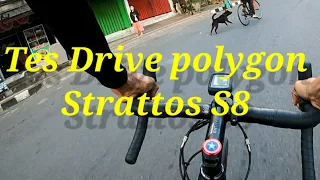 Tes Drive Polygon Strattos S8 ,Ke  Kota Tabanan