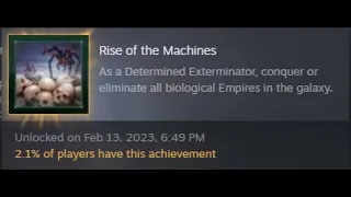 Спидран ачивки "Rise of the Machines" в Stellaris!