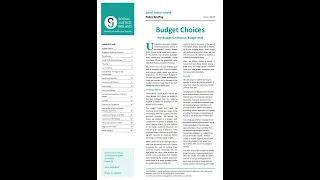 2022 06 27 Budget Choices 2023 Webinar Video for Website