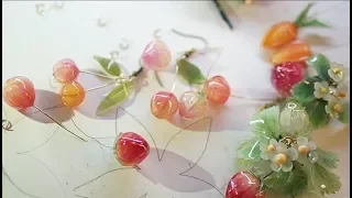 DIY Cherry Earring Tutorial | Idea Shrink Plastic Jewelry