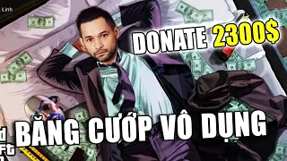 (GTA V Roleplay #9) Băng cướp vô dụng #5: Donate khủng 2300$ từ đại gia Endereggs.