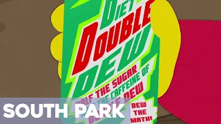 Cartman changes to Diet Double Dew