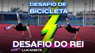 FALCÃO vs LUCANETA NO DESAFIO DE BICICLETA! (MAS TEM QUE PASSAR PELO PAREDÃO RAFA!!)