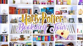 HARRY POTTER BOOKSHELF TOUR 2019 | Cherry Wallis