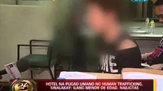 24 Oras: Hotel na pugad umano ng human trafficking, sinalakay; Ilang menor de edad, nailigtas