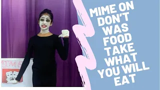 Best Mime act Mime (solo)  don’t waste food  inter school competition 1st prize #rashmisahasra ll