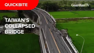 Taiwan's Gaoliao Bridge collapse after a 6.8 magnitude earthquake