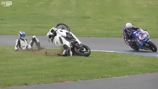 Mallory Park Crashes/Highlights, EMRA, 2/7/23