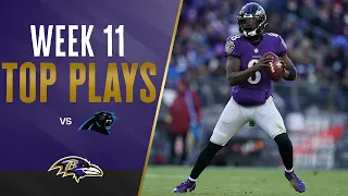 Ravens' Top Plays vs. Panthers, Week 11 | Baltimore Ravens