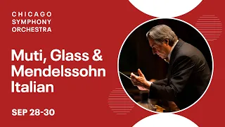 Muti, Glass & Mendelssohn Italian