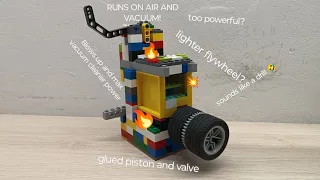 My first LEGO vacuum engine! (read description!)