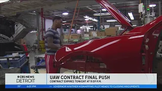 Final push as UAW contract expires Thursday