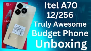 Itel A70 Unboxing Awesome Budget Phone 12 / 256 GB @SS.5G_Tech