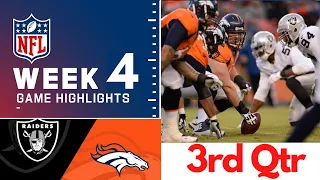 Las Vegas Raiders vs. Denver Broncos Full Game Highlights 3rd Qtr | NFL Week 4, 2022