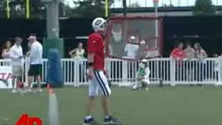 Favre's First Practice With the Jets