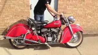 Indian Chief 1948 year test drive