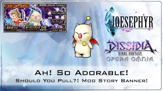 AH! He's So Adorable! Mog LD Story Banner! Should You Pull?! Dissidia Final Fantasy Opera Omnia