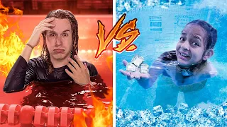 HOT VS COLD POOL CHALLENGE # 2