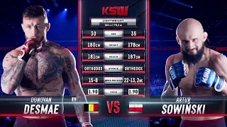 KSW Free Fight: Donovan Desmae vs. Artur Sowinski