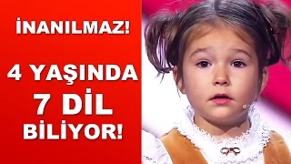 İNANILMAZ - 4 YAŞINDA TAM 7 DİL BİLİYOR - BELLA