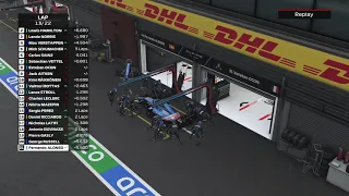 What is Fernando Alonso’s Pit Crew DOING!!!!