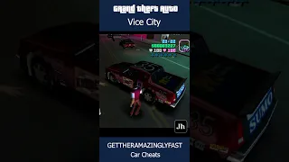 Grand Theft Auto | vice city | Top Car Cheats | shorts You Tube #shorts #gtavicecity