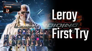 Tekken 7 Season 3: Training Mode With Leroy, First Try!